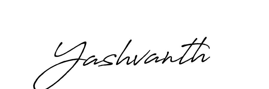 Create a beautiful signature design for name Yashvanth. With this signature (Antro_Vectra_Bolder) fonts, you can make a handwritten signature for free. Yashvanth signature style 7 images and pictures png