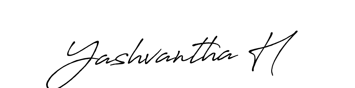 Antro_Vectra_Bolder is a professional signature style that is perfect for those who want to add a touch of class to their signature. It is also a great choice for those who want to make their signature more unique. Get Yashvantha H name to fancy signature for free. Yashvantha H signature style 7 images and pictures png