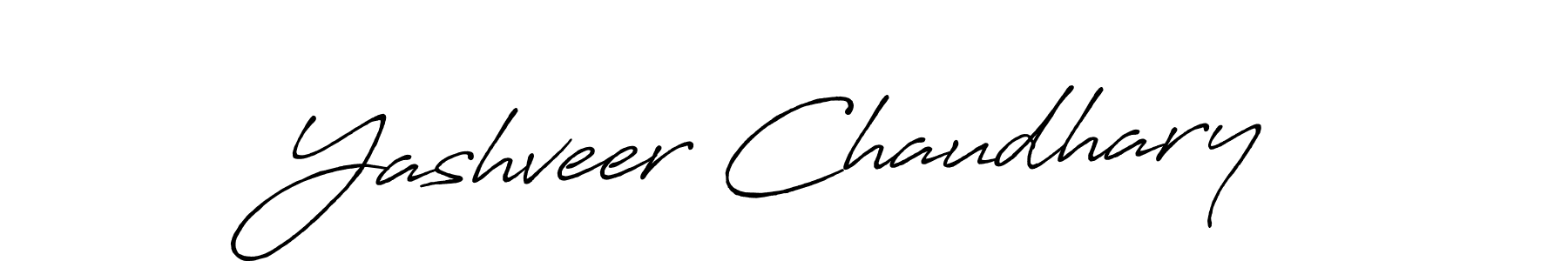Yashveer Chaudhary stylish signature style. Best Handwritten Sign (Antro_Vectra_Bolder) for my name. Handwritten Signature Collection Ideas for my name Yashveer Chaudhary. Yashveer Chaudhary signature style 7 images and pictures png