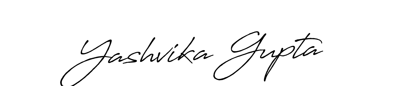 Yashvika Gupta stylish signature style. Best Handwritten Sign (Antro_Vectra_Bolder) for my name. Handwritten Signature Collection Ideas for my name Yashvika Gupta. Yashvika Gupta signature style 7 images and pictures png