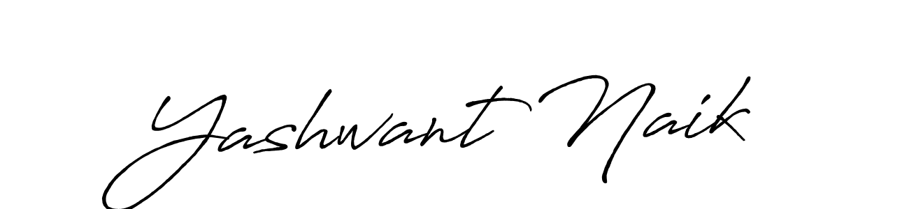 Also we have Yashwant Naik name is the best signature style. Create professional handwritten signature collection using Antro_Vectra_Bolder autograph style. Yashwant Naik signature style 7 images and pictures png