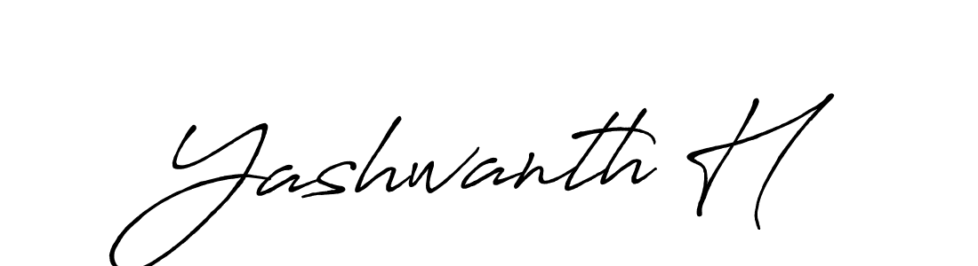 Make a beautiful signature design for name Yashwanth H. Use this online signature maker to create a handwritten signature for free. Yashwanth H signature style 7 images and pictures png