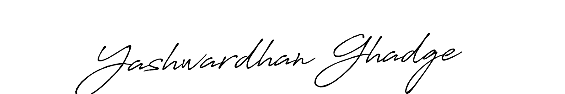 Also we have Yashwardhan Ghadge name is the best signature style. Create professional handwritten signature collection using Antro_Vectra_Bolder autograph style. Yashwardhan Ghadge signature style 7 images and pictures png