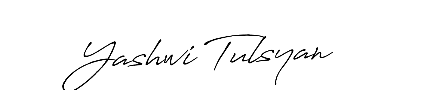 This is the best signature style for the Yashwi Tulsyan name. Also you like these signature font (Antro_Vectra_Bolder). Mix name signature. Yashwi Tulsyan signature style 7 images and pictures png