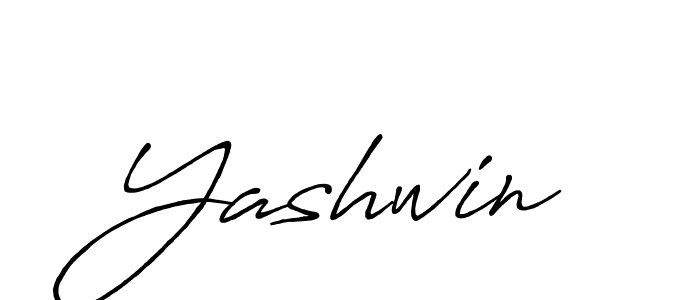 Make a beautiful signature design for name Yashwin. With this signature (Antro_Vectra_Bolder) style, you can create a handwritten signature for free. Yashwin signature style 7 images and pictures png