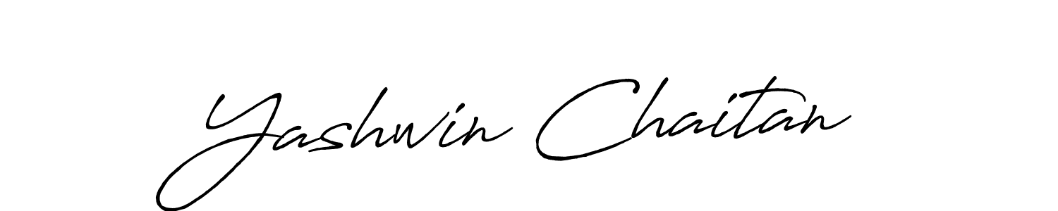 It looks lik you need a new signature style for name Yashwin Chaitan. Design unique handwritten (Antro_Vectra_Bolder) signature with our free signature maker in just a few clicks. Yashwin Chaitan signature style 7 images and pictures png