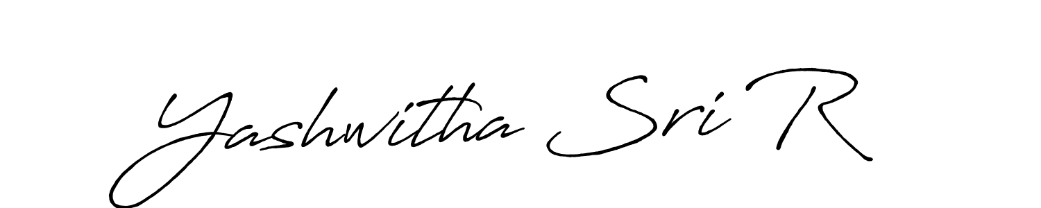 Design your own signature with our free online signature maker. With this signature software, you can create a handwritten (Antro_Vectra_Bolder) signature for name Yashwitha Sri R. Yashwitha Sri R signature style 7 images and pictures png