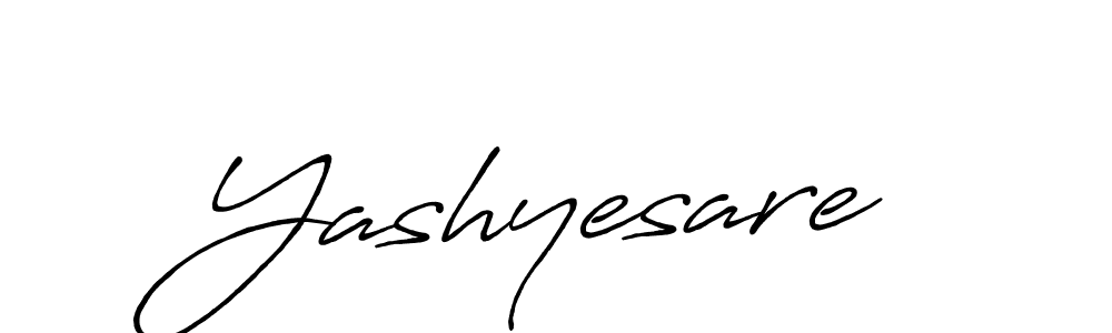 Make a beautiful signature design for name Yashyesare. With this signature (Antro_Vectra_Bolder) style, you can create a handwritten signature for free. Yashyesare signature style 7 images and pictures png