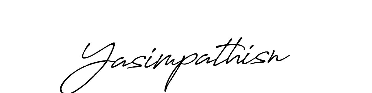 How to make Yasimpathisn signature? Antro_Vectra_Bolder is a professional autograph style. Create handwritten signature for Yasimpathisn name. Yasimpathisn signature style 7 images and pictures png