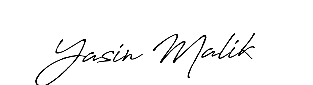 Design your own signature with our free online signature maker. With this signature software, you can create a handwritten (Antro_Vectra_Bolder) signature for name Yasin Malik. Yasin Malik signature style 7 images and pictures png