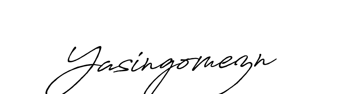 Once you've used our free online signature maker to create your best signature Antro_Vectra_Bolder style, it's time to enjoy all of the benefits that Yasingomezn name signing documents. Yasingomezn signature style 7 images and pictures png