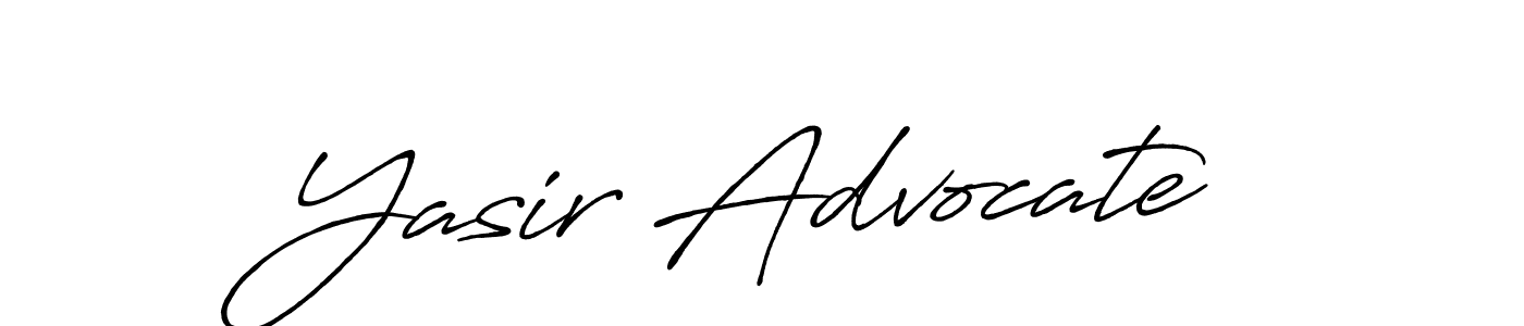 Make a beautiful signature design for name Yasir Advocate. Use this online signature maker to create a handwritten signature for free. Yasir Advocate signature style 7 images and pictures png
