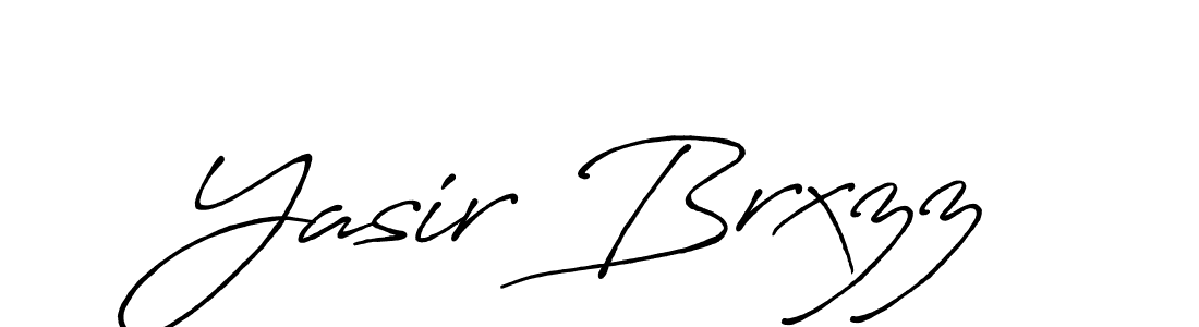 How to make Yasir Brxzz signature? Antro_Vectra_Bolder is a professional autograph style. Create handwritten signature for Yasir Brxzz name. Yasir Brxzz signature style 7 images and pictures png