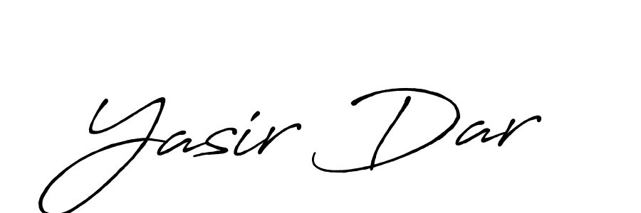 Make a beautiful signature design for name Yasir Dar. Use this online signature maker to create a handwritten signature for free. Yasir Dar signature style 7 images and pictures png