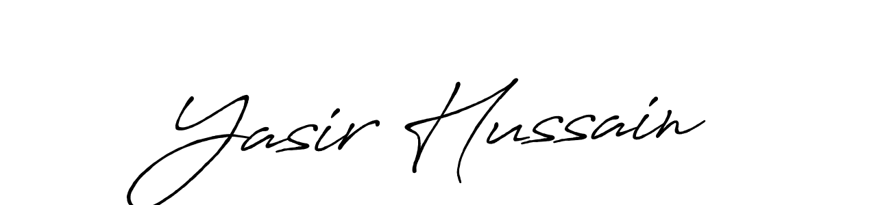 The best way (Antro_Vectra_Bolder) to make a short signature is to pick only two or three words in your name. The name Yasir Hussain include a total of six letters. For converting this name. Yasir Hussain signature style 7 images and pictures png