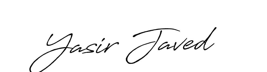 Yasir Javed stylish signature style. Best Handwritten Sign (Antro_Vectra_Bolder) for my name. Handwritten Signature Collection Ideas for my name Yasir Javed. Yasir Javed signature style 7 images and pictures png