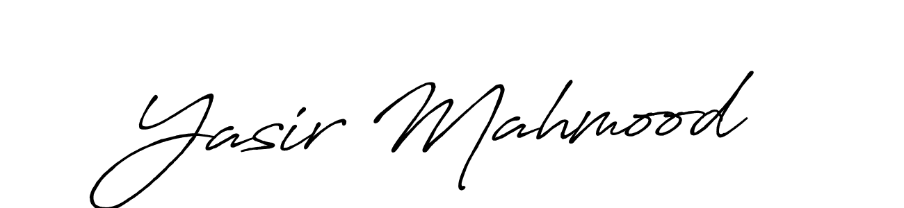 How to make Yasir Mahmood signature? Antro_Vectra_Bolder is a professional autograph style. Create handwritten signature for Yasir Mahmood name. Yasir Mahmood signature style 7 images and pictures png