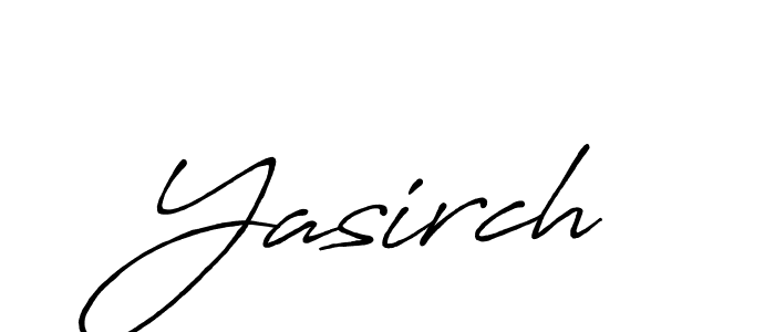 if you are searching for the best signature style for your name Yasirch. so please give up your signature search. here we have designed multiple signature styles  using Antro_Vectra_Bolder. Yasirch signature style 7 images and pictures png