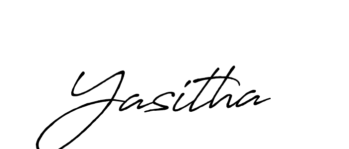 Design your own signature with our free online signature maker. With this signature software, you can create a handwritten (Antro_Vectra_Bolder) signature for name Yasitha. Yasitha signature style 7 images and pictures png