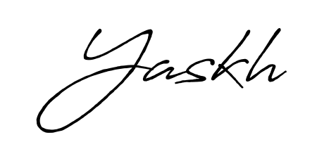 The Antro_Vectra_Bolder lettering style adds unique flourish to name Yaskh. Stand out with a custom digital autograph made in seconds. Yaskh signature style 7 images and pictures png