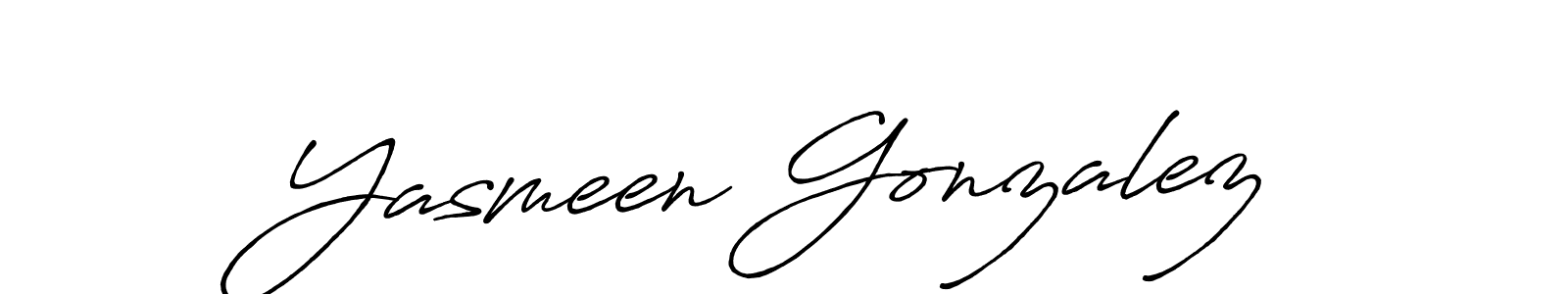 Use a signature maker to create a handwritten signature online. With this signature software, you can design (Antro_Vectra_Bolder) your own signature for name Yasmeen Gonzalez. Yasmeen Gonzalez signature style 7 images and pictures png