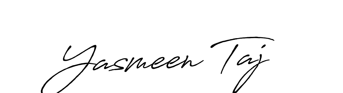 Antro_Vectra_Bolder is a professional signature style that is perfect for those who want to add a touch of class to their signature. It is also a great choice for those who want to make their signature more unique. Get Yasmeen Taj name to fancy signature for free. Yasmeen Taj signature style 7 images and pictures png