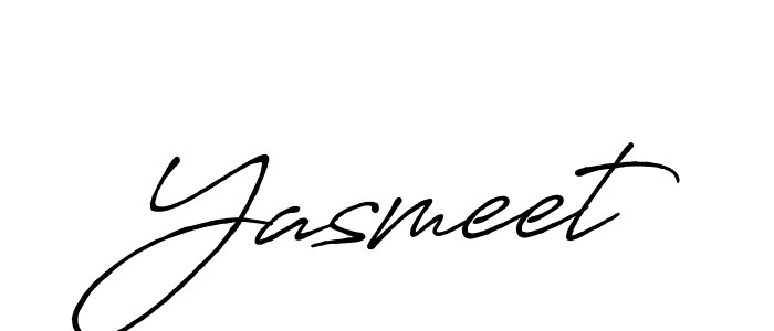 Best and Professional Signature Style for Yasmeet. Antro_Vectra_Bolder Best Signature Style Collection. Yasmeet signature style 7 images and pictures png