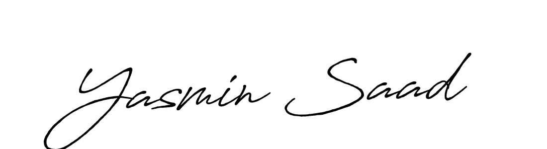 Make a short Yasmin Saad signature style. Manage your documents anywhere anytime using Antro_Vectra_Bolder. Create and add eSignatures, submit forms, share and send files easily. Yasmin Saad signature style 7 images and pictures png