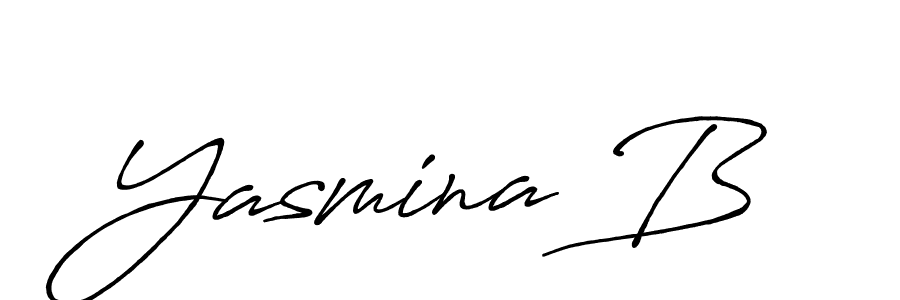 Similarly Antro_Vectra_Bolder is the best handwritten signature design. Signature creator online .You can use it as an online autograph creator for name Yasmina B. Yasmina B signature style 7 images and pictures png