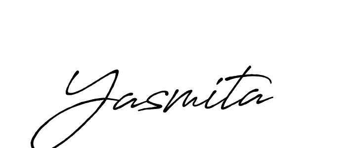 The best way (Antro_Vectra_Bolder) to make a short signature is to pick only two or three words in your name. The name Yasmita include a total of six letters. For converting this name. Yasmita signature style 7 images and pictures png