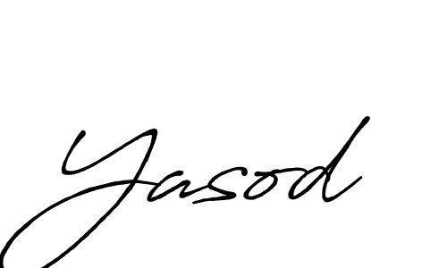 It looks lik you need a new signature style for name Yasod. Design unique handwritten (Antro_Vectra_Bolder) signature with our free signature maker in just a few clicks. Yasod signature style 7 images and pictures png