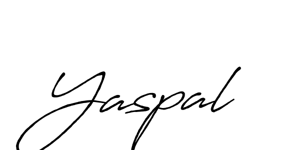 Design your own signature with our free online signature maker. With this signature software, you can create a handwritten (Antro_Vectra_Bolder) signature for name Yaspal. Yaspal signature style 7 images and pictures png