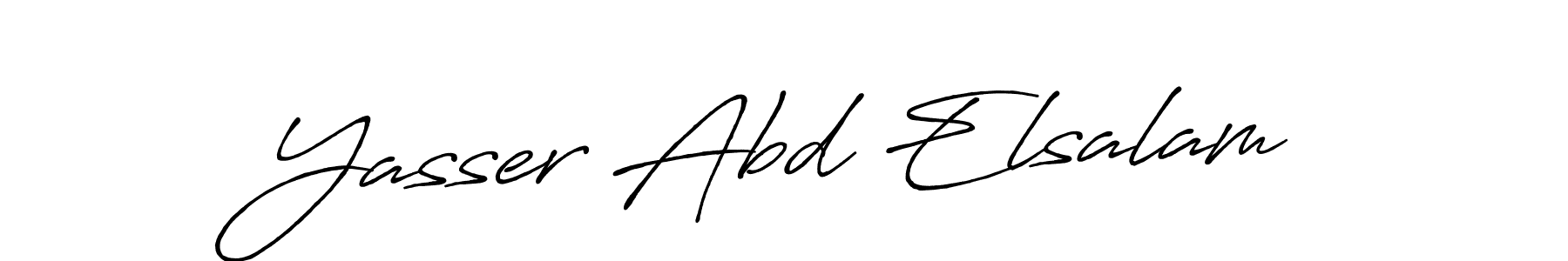 The best way (Antro_Vectra_Bolder) to make a short signature is to pick only two or three words in your name. The name Yasser Abd Elsalam include a total of six letters. For converting this name. Yasser Abd Elsalam signature style 7 images and pictures png