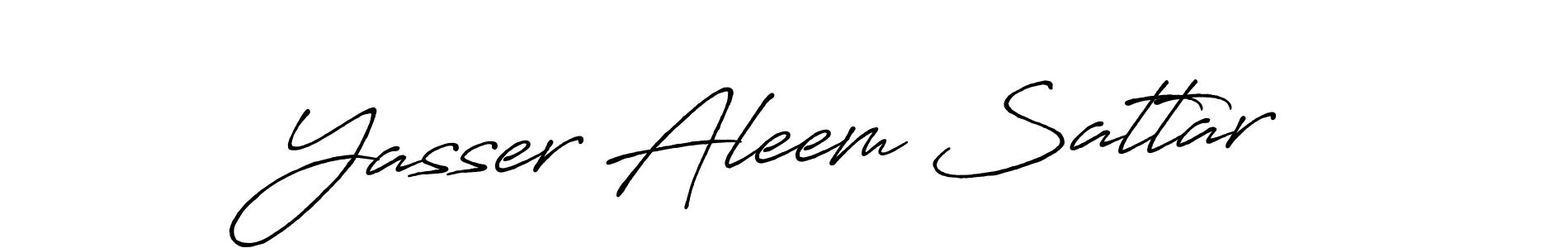 How to Draw Yasser Aleem Sattar signature style? Antro_Vectra_Bolder is a latest design signature styles for name Yasser Aleem Sattar. Yasser Aleem Sattar signature style 7 images and pictures png