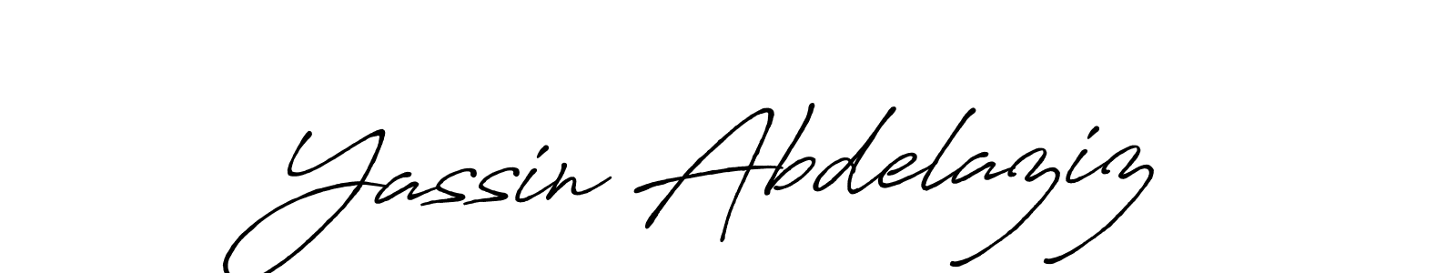 Also we have Yassin Abdelaziz name is the best signature style. Create professional handwritten signature collection using Antro_Vectra_Bolder autograph style. Yassin Abdelaziz signature style 7 images and pictures png