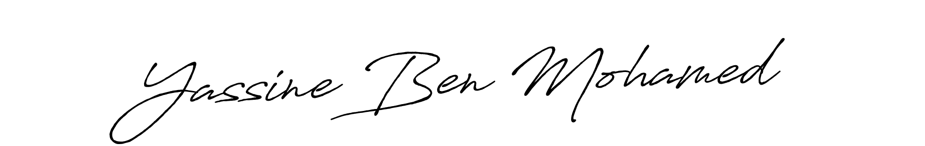It looks lik you need a new signature style for name Yassine Ben Mohamed. Design unique handwritten (Antro_Vectra_Bolder) signature with our free signature maker in just a few clicks. Yassine Ben Mohamed signature style 7 images and pictures png