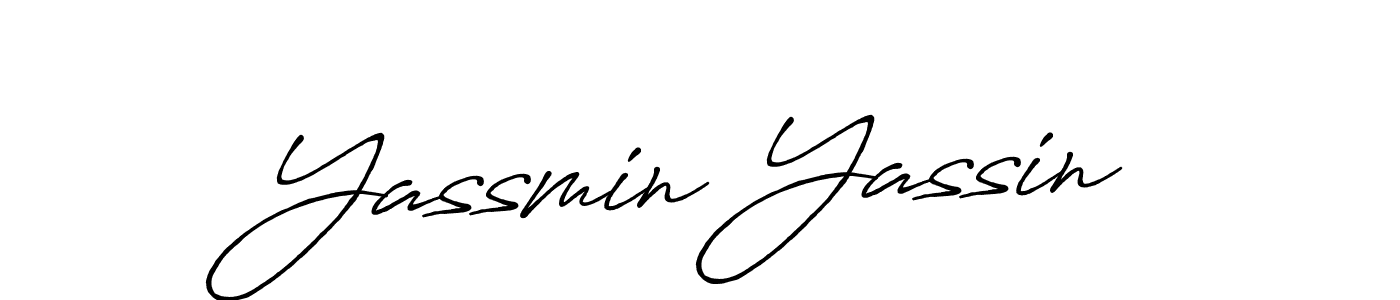 if you are searching for the best signature style for your name Yassmin Yassin. so please give up your signature search. here we have designed multiple signature styles  using Antro_Vectra_Bolder. Yassmin Yassin signature style 7 images and pictures png