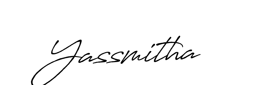 Also we have Yassmitha name is the best signature style. Create professional handwritten signature collection using Antro_Vectra_Bolder autograph style. Yassmitha signature style 7 images and pictures png