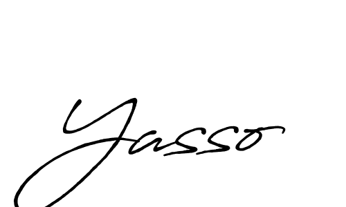 How to make Yasso name signature. Use Antro_Vectra_Bolder style for creating short signs online. This is the latest handwritten sign. Yasso signature style 7 images and pictures png