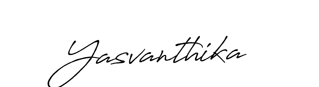 Design your own signature with our free online signature maker. With this signature software, you can create a handwritten (Antro_Vectra_Bolder) signature for name Yasvanthika. Yasvanthika signature style 7 images and pictures png