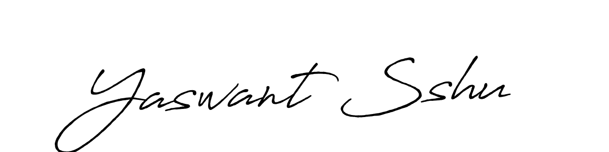 Also we have Yaswant Sshu name is the best signature style. Create professional handwritten signature collection using Antro_Vectra_Bolder autograph style. Yaswant Sshu signature style 7 images and pictures png