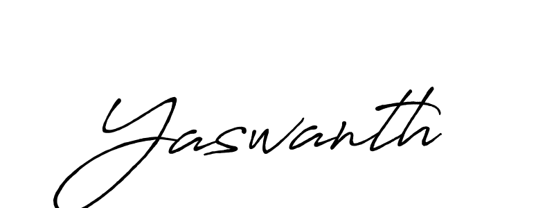 Use a signature maker to create a handwritten signature online. With this signature software, you can design (Antro_Vectra_Bolder) your own signature for name Yaswanth. Yaswanth signature style 7 images and pictures png