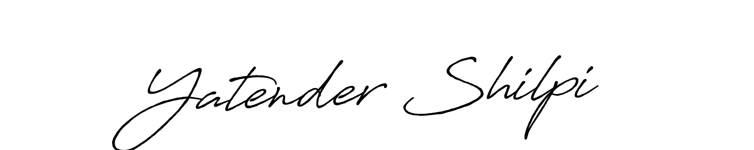 Here are the top 10 professional signature styles for the name Yatender Shilpi. These are the best autograph styles you can use for your name. Yatender Shilpi signature style 7 images and pictures png