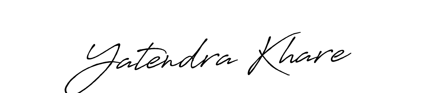 Yatendra Khare stylish signature style. Best Handwritten Sign (Antro_Vectra_Bolder) for my name. Handwritten Signature Collection Ideas for my name Yatendra Khare. Yatendra Khare signature style 7 images and pictures png