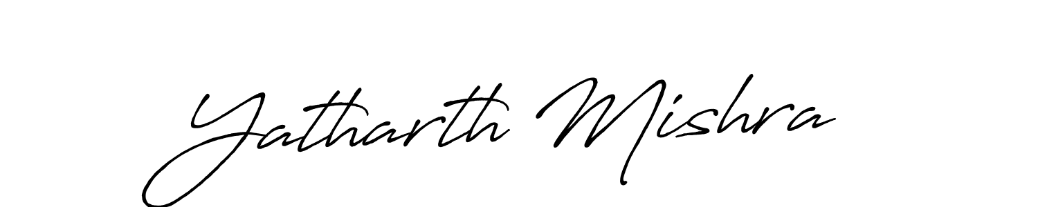 Once you've used our free online signature maker to create your best signature Antro_Vectra_Bolder style, it's time to enjoy all of the benefits that Yatharth Mishra name signing documents. Yatharth Mishra signature style 7 images and pictures png