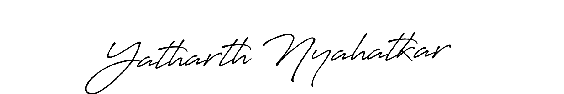 if you are searching for the best signature style for your name Yatharth Nyahatkar. so please give up your signature search. here we have designed multiple signature styles  using Antro_Vectra_Bolder. Yatharth Nyahatkar signature style 7 images and pictures png