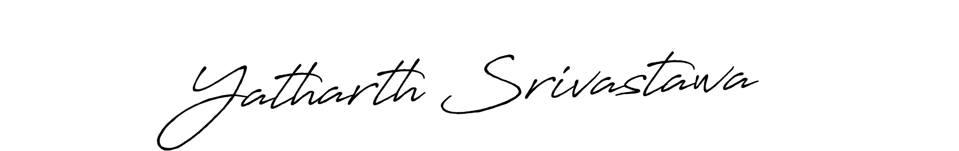 This is the best signature style for the Yatharth Srivastawa name. Also you like these signature font (Antro_Vectra_Bolder). Mix name signature. Yatharth Srivastawa signature style 7 images and pictures png