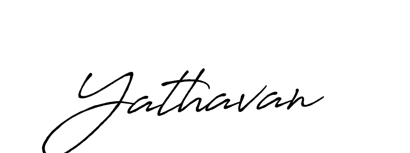 How to make Yathavan name signature. Use Antro_Vectra_Bolder style for creating short signs online. This is the latest handwritten sign. Yathavan signature style 7 images and pictures png