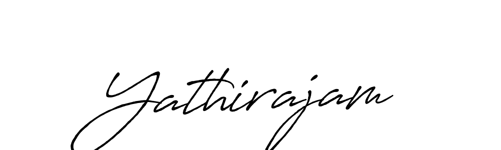 Also we have Yathirajam name is the best signature style. Create professional handwritten signature collection using Antro_Vectra_Bolder autograph style. Yathirajam signature style 7 images and pictures png