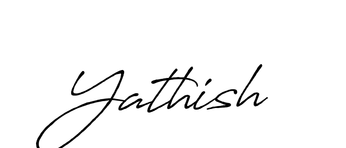 It looks lik you need a new signature style for name Yathish. Design unique handwritten (Antro_Vectra_Bolder) signature with our free signature maker in just a few clicks. Yathish signature style 7 images and pictures png